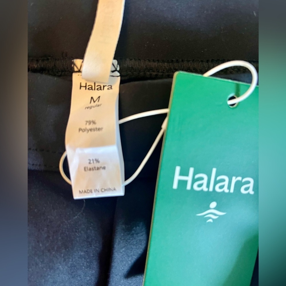 2 Pair of NWT HALARA Black Straight Leg Pants Size M and M Tall Pockets comfy - Picture 11 of 16